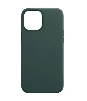 Кожаный чехол Leather Case (AAA) with MagSafe and Animation для Apple iPhone 14 Pro Max (6.7") Forest Green