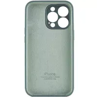 Чехол Silicone Case Full Camera Protective (AA) для Apple iPhone 14 Pro Max (6.7") Зеленый / Pine green