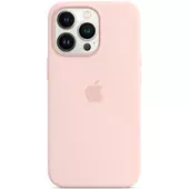 Чехол Silicone Case Full Protective (AA) для Apple iPhone 14 Pro Max (6.7") Розовый / Chalk Pink