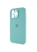 Чехол Silicone Case Full Camera Protective (AA) для Apple iPhone 14 Pro Max (6.7") Бирюзовый / Marine Green