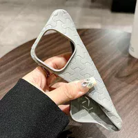 Чехол TPU Weaving для Apple iPhone 14 Pro Max (6.7") Grey