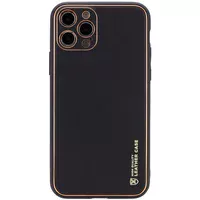 Шкіряний чохол Xshield для Apple iPhone 14 Pro Max (6.7") Чорний / Black