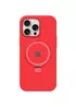 Чохол Silicone Case Full Protective with Ring для Apple iPhone 14 Pro Max (6.7") Red