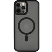 TPU+PC чохол Metal Buttons with MagSafe для Apple iPhone 14 Pro Max (6.7") Чорний