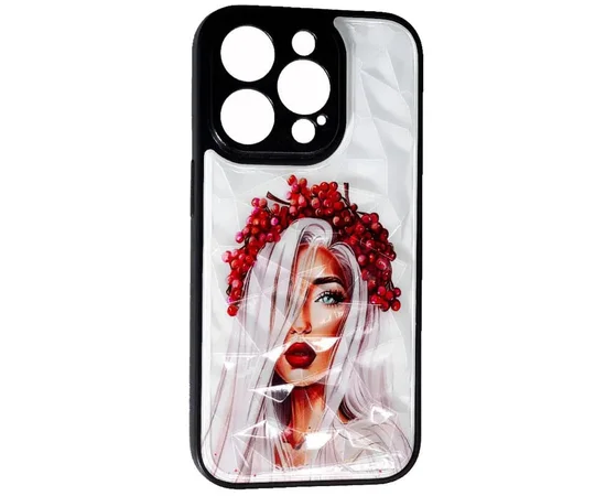 TPU+PC чохол Prisma Ladies для Apple iPhone 14 Pro Max (6.7") Ukrainian Girl