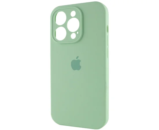 Чехол Silicone Case Full Camera Protective (AA) для Apple iPhone 14 Pro Max (6.7") Зеленый / Pistachio / PVH