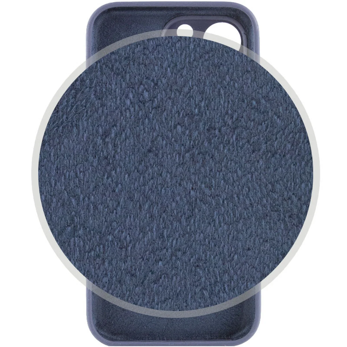 Чохол Silicone Case Full Camera Protective (AA) Apple iPhone 14 Pro Max (6.7") Темно-синій / Midnight blue