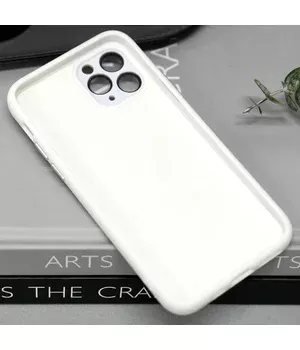 Чохол TPU+Glass Sapphire Midnight with MagSafe для Apple iPhone 14 Pro Max (6.7") Білий / White