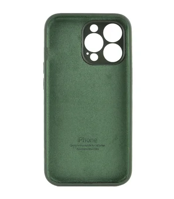 Чохол Silicone Case Full Camera Protective (AA) для Apple iPhone 14 Pro Max (6.7") Зелений / Cyprus Green