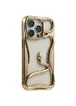 TPU чехол Snake для Apple iPhone 14 Pro Max (6.7") Gold