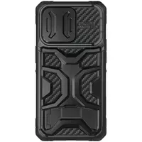 TPU+PC чохол Nillkin CamShield Adventurer Pro (шторка на камеру) для Apple iPhone 14 Pro Max (6.7") Armor Black