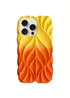 TPU чехол Leaf для Apple iPhone 14 Pro Max (6.7") Yellow / Orange