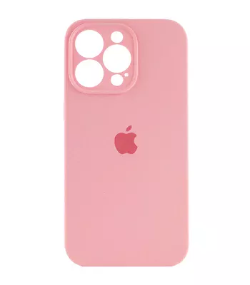 Чохол Silicone Case Full Camera Protective (AA) Apple iPhone 14 Pro Max (6.7") Рожевий / Light pink
