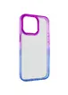 Чехол TPU+PC Fresh sip series для Apple iPhone 14 Pro Max (6.7") Синий / Фиолетовый