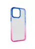 Чехол TPU+PC Fresh sip series для Apple iPhone 14 Pro Max (6.7") Розовый / Синий