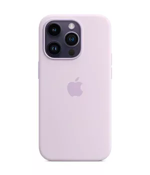 Чехол Silicone Case Full Protective (AA) для Apple iPhone 14 Pro Max (6.7") Сиреневый / Lilac