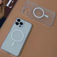 Чехол TPU+Glass Firefly для Apple iPhone 14 Pro Max (6.7") Прозрачный