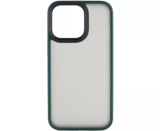 TPU+PC чехол Metal Buttons для Apple iPhone 14 Pro Max (6.7") Зеленый