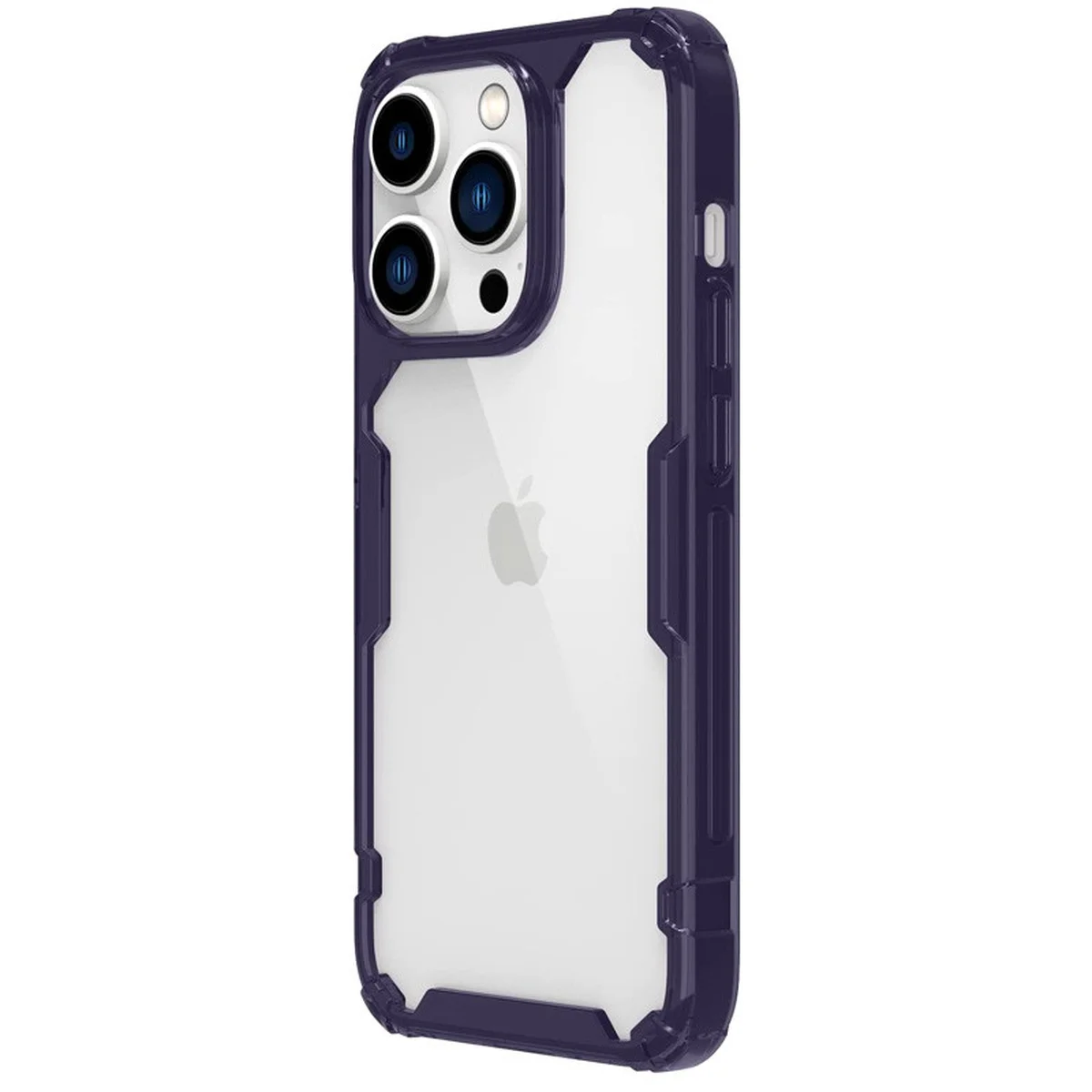 TPU чехол Nillkin Nature Pro Series для Apple iPhone 14 Pro Max (6.7") Темно-фиолетовый (прозрачный)