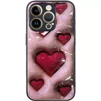 TPU+PC чехол Prisma Plushie для Apple iPhone 14 Pro Max (6.7") Hearts