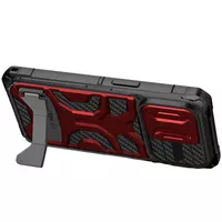 TPU+PC чехол Nillkin CamShield Adventurer Pro (шторка на камеру) для Apple iPhone 14 Pro Max (6.7") Maga Red