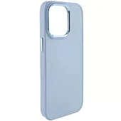 TPU чехол Bonbon Metal Style для Apple iPhone 14 Pro Max (6.7") Голубой / Mist blue