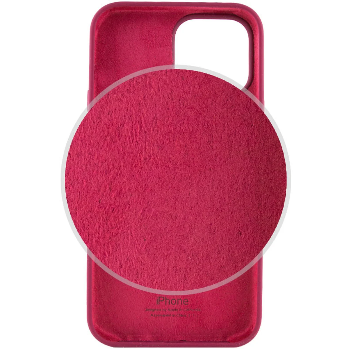 Чохол Silicone Case Full Protective (AA) для Apple iPhone 14 Pro Max (6.7") Бордовий / Maroon