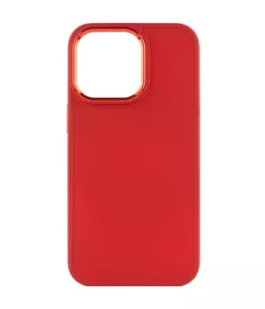 TPU чехол Bonbon Metal Style для Apple iPhone 14 Pro Max (6.7") Красный / Red