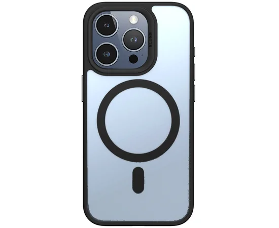 TPU+PC чохол Blueo Skin Friendly Frosted with MagSafe для Apple iPhone 14 Pro Max (6.7") Чорний