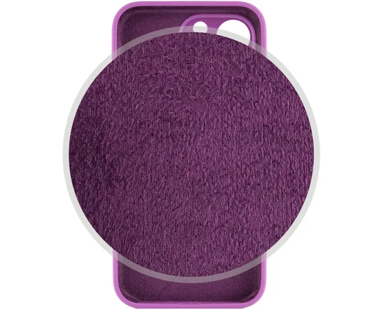 Чехол Silicone Case Full Camera Protective (AA) для Apple iPhone 14 Pro Max (6.7") Фиолетовый / Grape