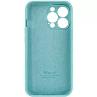 Чохол Silicone Case Full Camera Protective (AA) Apple iPhone 14 Pro Max (6.7") Бірюзовий / Marine Green
