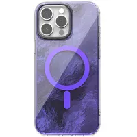 Чехол TPU Shiny Mountain (MagFit) для Apple iPhone 14 Pro Max (6.7") Purple