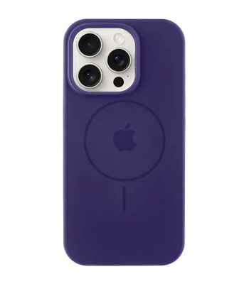 Чохол Silicone Case Full Protective (AA) with MagSafe для Apple iPhone 14 Pro Max (6.7") Фіолетовий / Elderberry