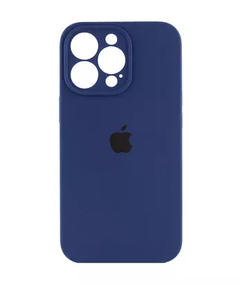 Чохол Silicone Case Full Camera Protective (AA) для Apple iPhone 14 Pro Max (6.7") Синій / Deep navy Чохол Silicone Case Full Camera Protective (AA) для Apple iPhone 14 Pro Max (6.7") Синій / Deep navy