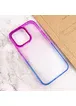 Чехол TPU+PC Fresh sip series для Apple iPhone 14 Pro Max (6.7") Синий / Фиолетовый