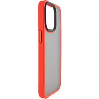 TPU+PC чохол Metal Buttons для Apple iPhone 14 Pro Max (6.7") Червоний