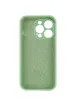 Чехол Silicone Case Full Camera Protective (AA) для Apple iPhone 14 Pro Max (6.7") Зеленый / Pistachio / PVH