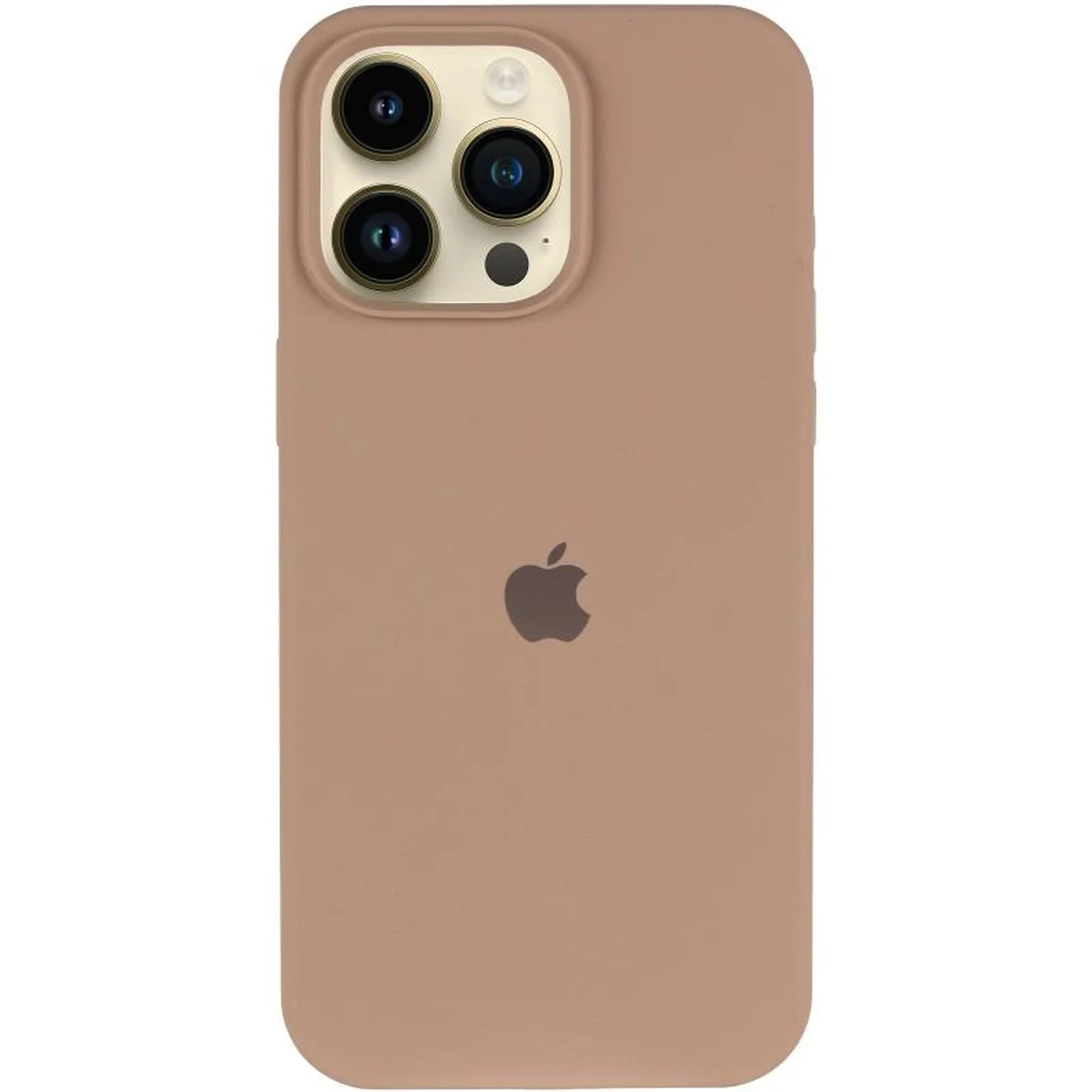 Чехол Silicone Case Full Protective (AA) для Apple iPhone 14 Pro Max (6.7") Бежевый / Desert Gold