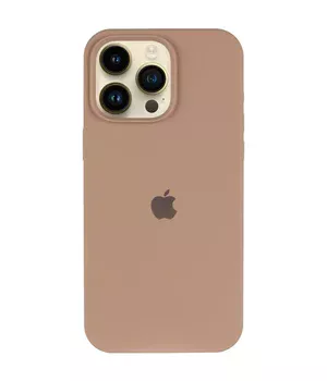 Чохол Silicone Case Full Protective (AA) для Apple iPhone 14 Pro Max (6.7") Бежевий / Desert Gold