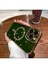 Силиконовый чехол "Luxury Plating" with MagSafe + стекло на камеру для Apple iPhone 13 Pro Зеленый