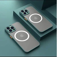 Силиконовый чехол "Armor Matte Cover" Case with MagSafe для iPhone 14 Pro Зеленый