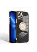Силиконовый чехол "Luxury Plating Ring" для Apple iPhone 11 Pro Черный