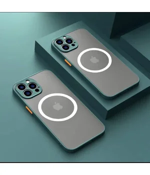 Силиконовый чехол "Armor Matte Cover" Case with MagSafe для iPhone 12 Pro Max Зеленый Силиконовый чехол "Armor Matte Cover" Case with MagSafe для iPhone 12 Pro Max Зеленый