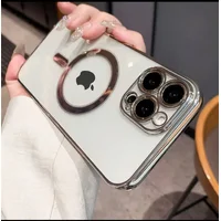 Чехол "Silver" Case with MagSafe для iPhone 13 Pro Серебро