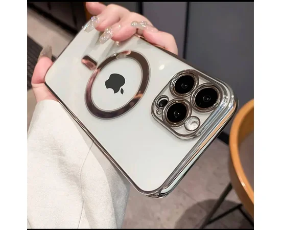 Чехол "Silver" Case with MagSafe для iPhone 12 Pro Серебро