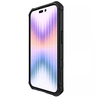 TPU+PC чехол Nillkin CamShield Armor Pro no logo (шторка на камеру) для Apple iPhone 14 Pro (6.1") Синий