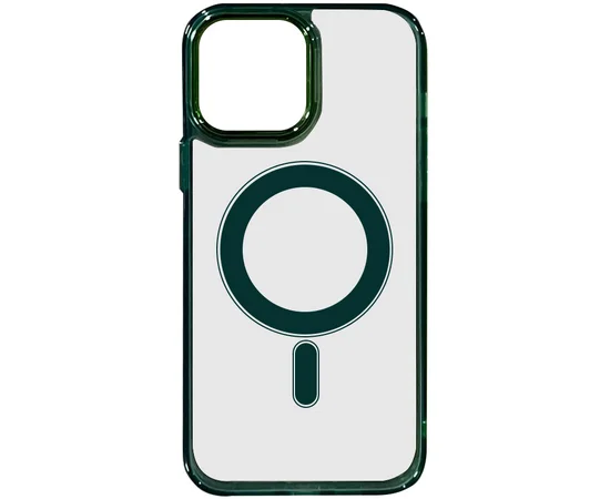 Чехол TPU Iris with MagSafe для Apple iPhone 14 Pro (6.1") Зеленый