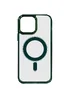 Чехол TPU Iris with MagSafe для Apple iPhone 14 Pro (6.1") Зеленый