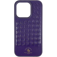 Кожаный чехол Polo Santa Barbara для Apple iPhone 14 Pro (6.1") Purple