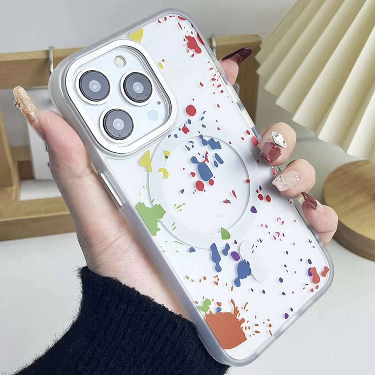 Чехол TPU+PC Flush with MagSafe для Apple iPhone 14 Pro (6.1") White